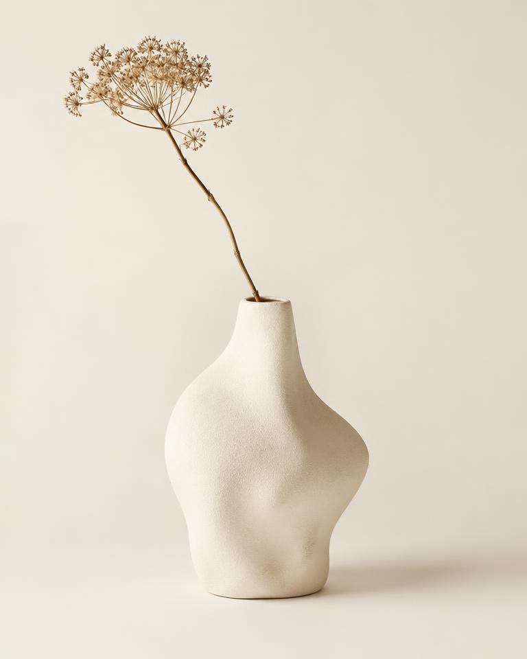 Skulpturale Keramikvase